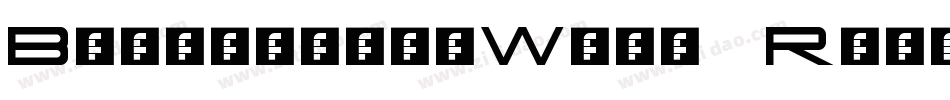 BuckinghamWide Regular字体转换